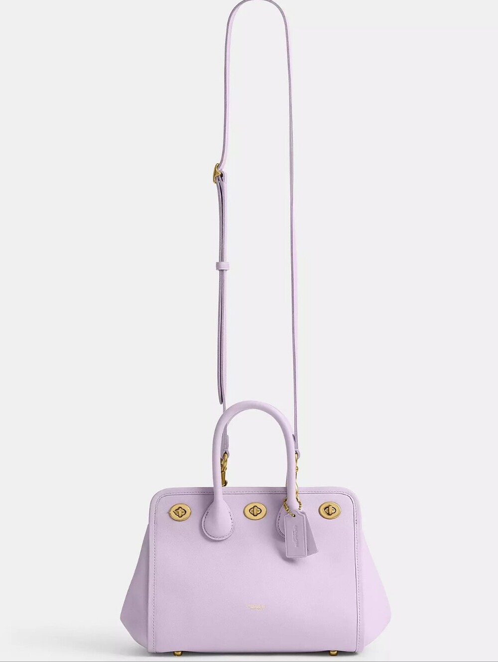 COACH RUNWAY Turnlock Tote Bag 22 - Picture 7 of 11